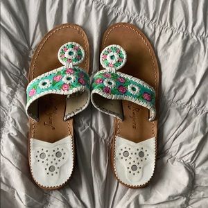 Floral print Jack Rogers